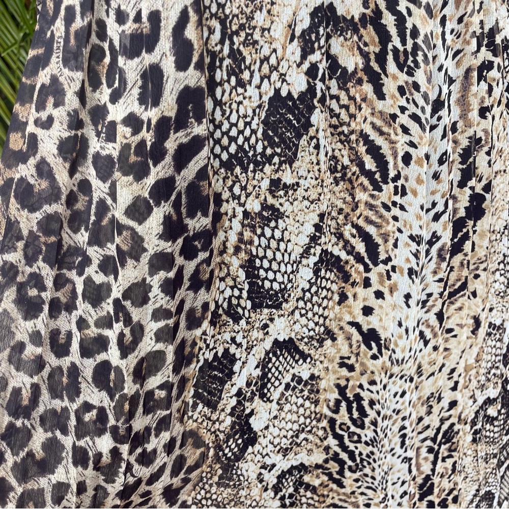 All Saints Nouvel Noche Animal Print Maxi Dress - Picture 5 of 7